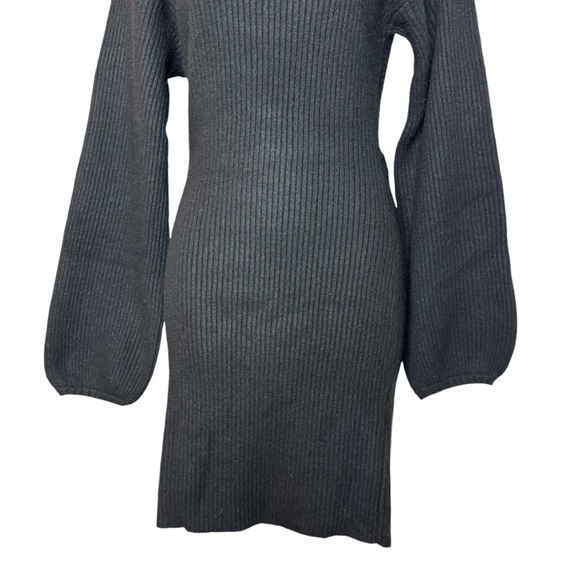 Majorelle | NEW Neva Ribbed Back Cut-Out Mini Dress in Black Size S - Picture 6 of 11